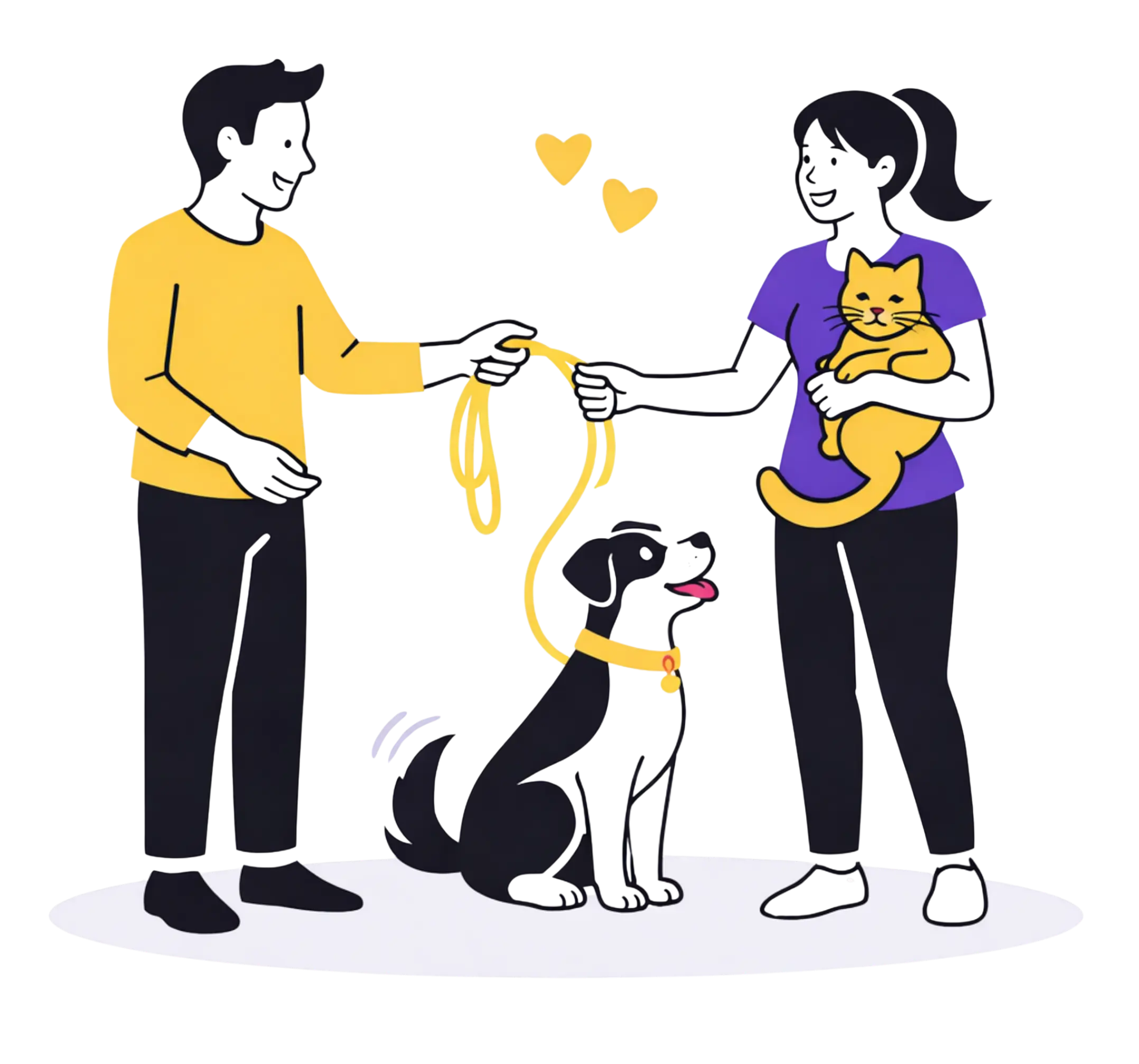 Illustration representing community and local connection