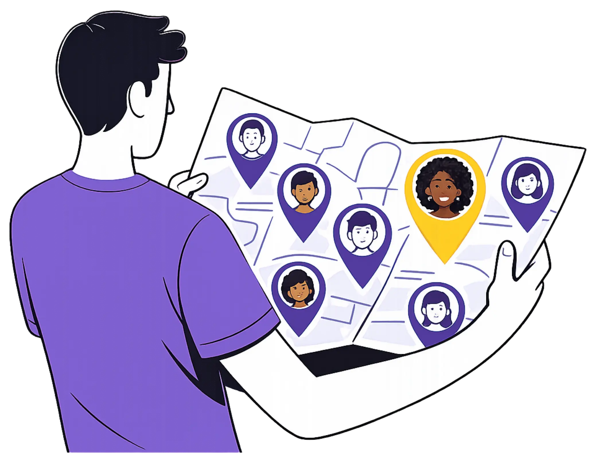 Browsing borrowers nearby